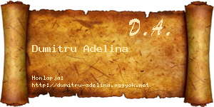 Dumitru Adelina névjegykártya
